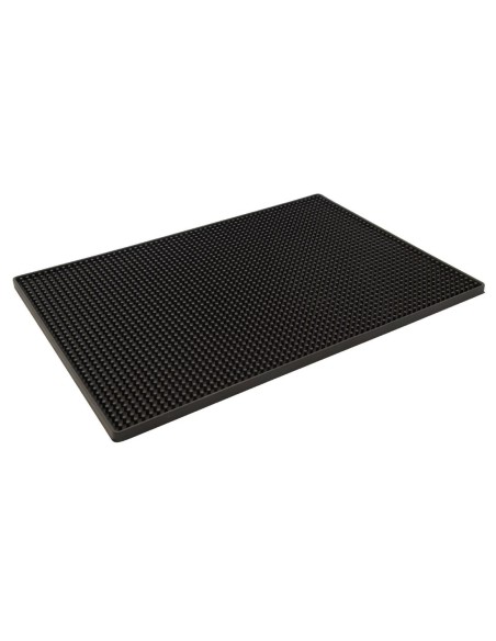 Tapis de bar Beaumont noir 300x450 mm - Accessoire cocktail