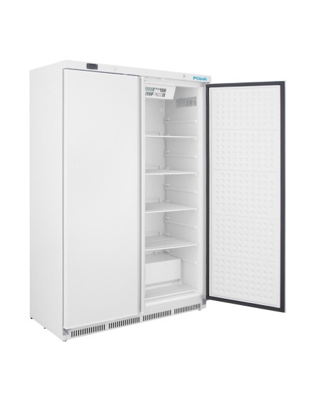 Armoire réfrigérée positive double porte Polar C 744L blanche