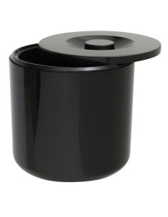 Seau à glace rond isotherme Beaumont noir - 4,5 L