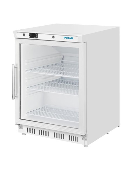 Vitrine réfrigérée dessous de comptoir Polar 150L blanche