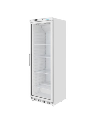 Vitrine réfrigérée positive Polar 400 L blanche - 185 W