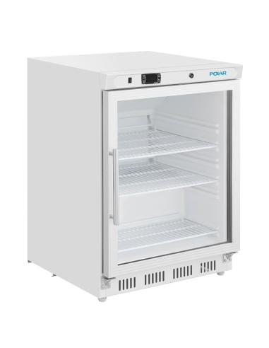 Vitrine réfrigérée dessous de comptoir Polar 150L blanche