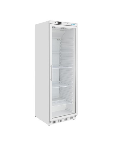 Vitrine réfrigérée positive Polar 400 L blanche - 185 W