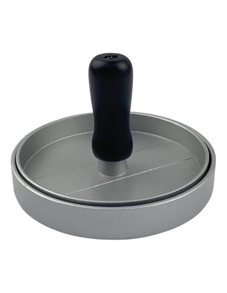 Presse à burger simple Beaumont 79 x 120 mm - Inox
