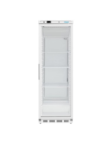 Vitrine réfrigérée positive Polar 400 L blanche - 185 W