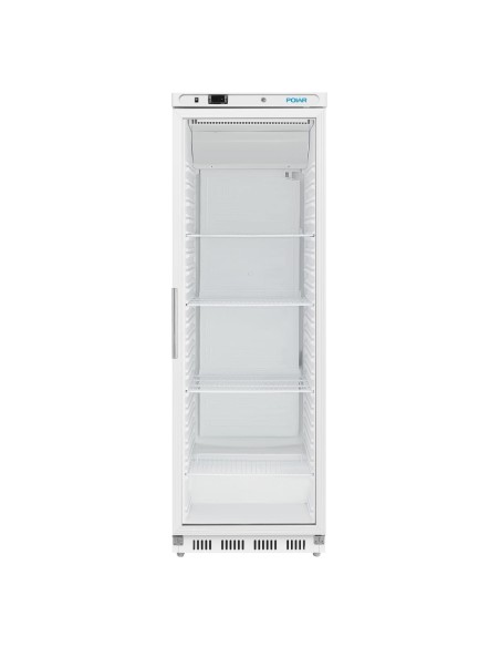 Vitrine réfrigérée positive Polar 400 L blanche - 185 W