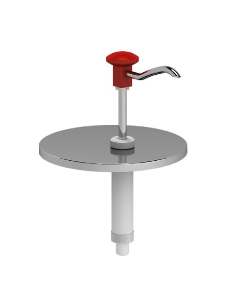 Couvercle distributeur 5 L à poussoir inox 18/10 - Gastro M