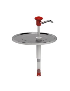 Couvercle distributeur 10 L à poussoir inox 18/10 - Gastro M