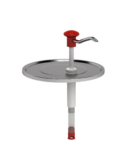 Couvercle distributeur 10 L à poussoir inox 18/10 - Gastro M