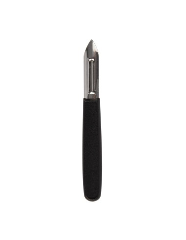 Eplucheur Vogue - Manche noir, lame inox double tranchant