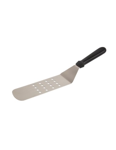 Spatule coudée ajourée Vogue - inox 255mm