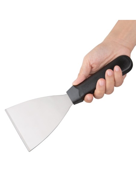 Racloir triangulaire Jantex 127 mm - Inox noir