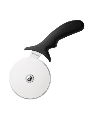 Roulette à pizza Hygiplas noire 102mm - découpe professionnelle