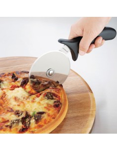 Roulette à pizza Hygiplas noire 102mm - découpe professionnelle 2