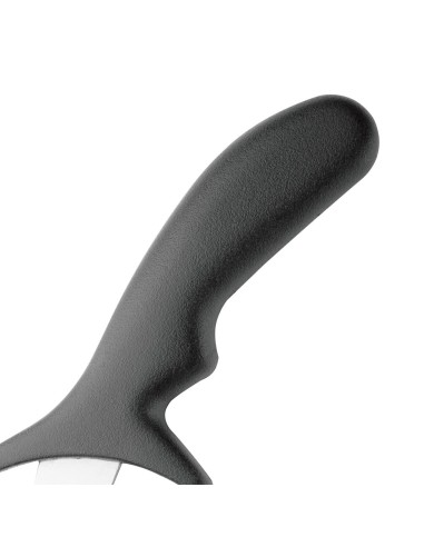 Roulette à pizza Hygiplas noire 102mm - découpe professionnelle