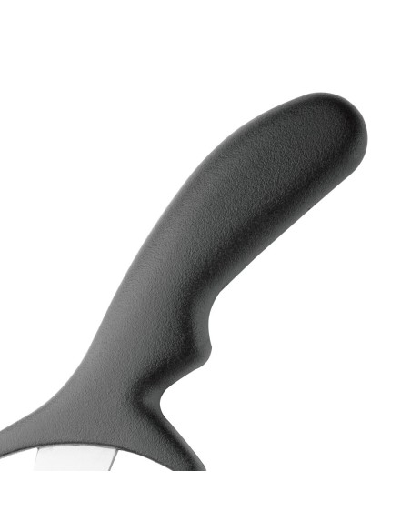 Roulette à pizza Hygiplas noire 102mm - découpe professionnelle