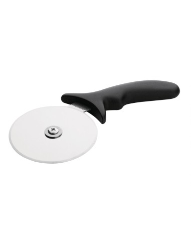 Roulette à pizza Hygiplas noire 102mm - découpe professionnelle