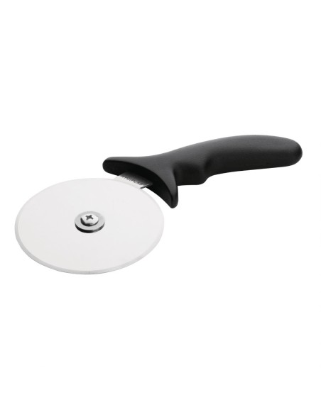 Roulette à pizza Hygiplas noire 102mm - découpe professionnelle