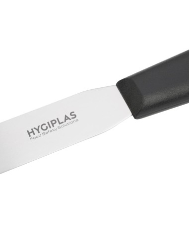 Couteau spatule à lame droite Hygiplas noir 100mm