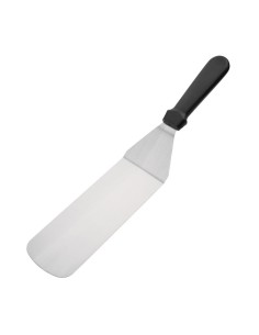 Spatule pleine Vogue 255mm - inox, ergonomique