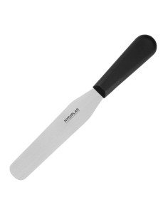 Couteau spatule Hygiplas noir 150mm - inox flexible