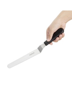 Couteau spatule coudé Hygiplas noir 190 mm 2
