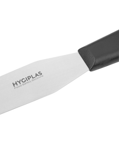 Couteau spatule Hygiplas noir 150mm - inox flexible