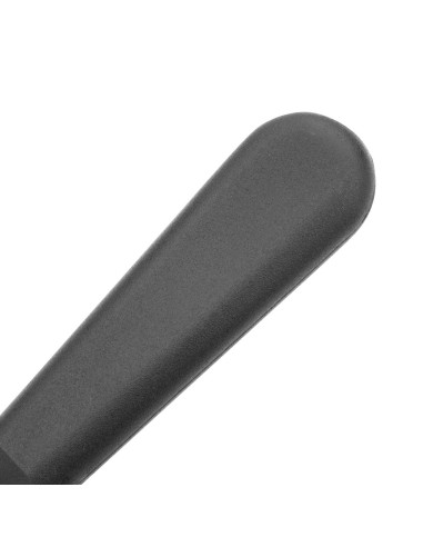 Couteau spatule coudé Hygiplas noir 100mm - 10 cm
