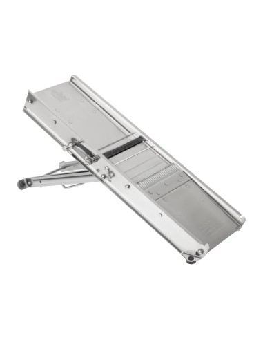 Mandoline Bron en inox - 400x115 mm, haute précision