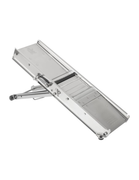 Mandoline Bron en inox - 400x115 mm, haute précision