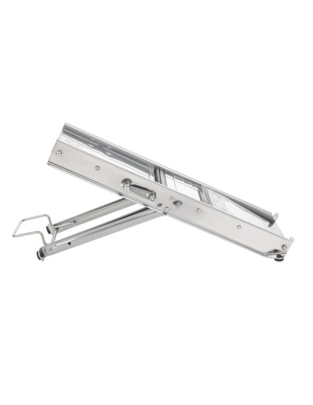 Mandoline Bron en inox - 400x115 mm, haute précision