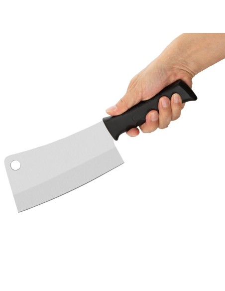 Couperet noir Vogue 180mm - Couteau à découper en inox