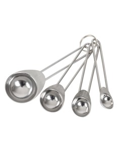 Ensemble de cuillères doseuses Kitchen Craft - 4 pièces inox