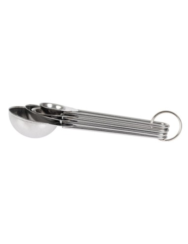 Ensemble de cuillères doseuses Kitchen Craft - 4 pièces inox