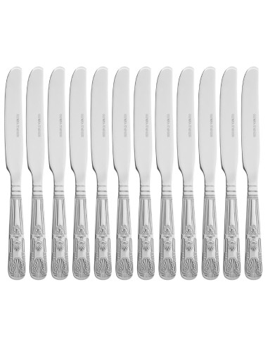 Couteau à dessert Olympia Kings - lot de 12 en inox 18/0