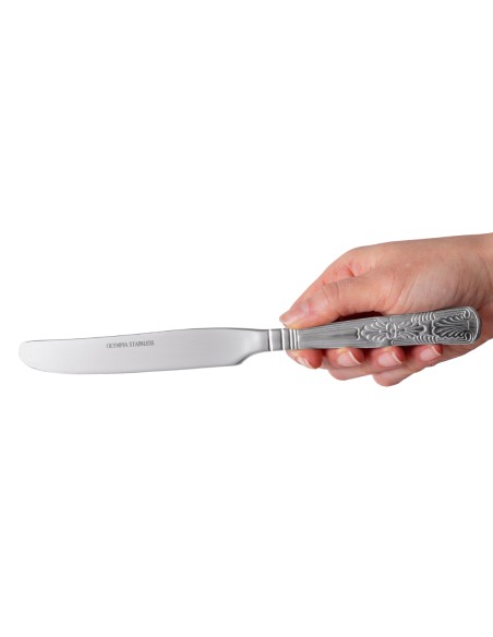 Couteau de table Olympia Kings - lot de 12 en inox 18/0