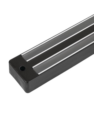 Barre magnétique pour couteaux Vogue 300mm - Noir