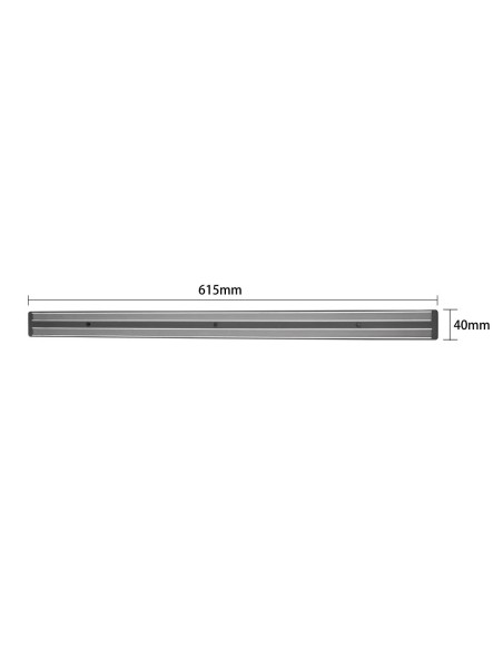Grand support magnétique pour couteaux Vogue - 610 mm