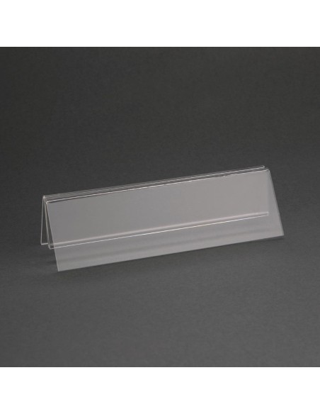 Porte-menu acrylique Olympia A5 - Transparent