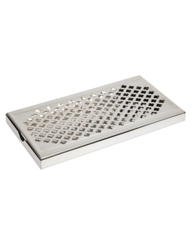 Bac récepteur de bar inox Beaumont 300x150 mm