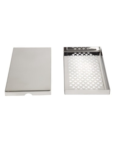 Bac récepteur de bar inox Beaumont 300x150 mm