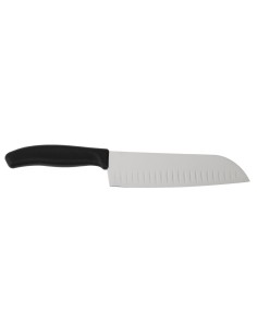 Couteau Santoku alvéolé Victorinox 17cm - Noir 2