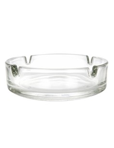 Petit cendrier empilable en verre Olympia - lot de 24