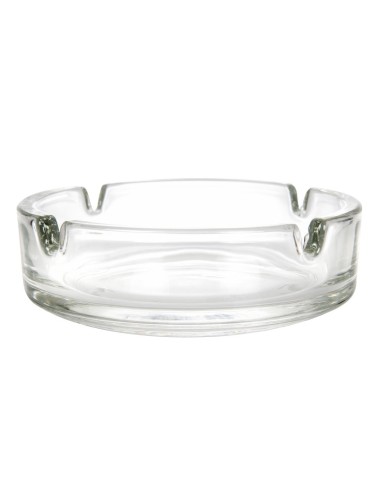 Petit cendrier empilable en verre Olympia - lot de 24