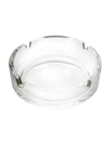 Petit cendrier empilable en verre Olympia - lot de 24