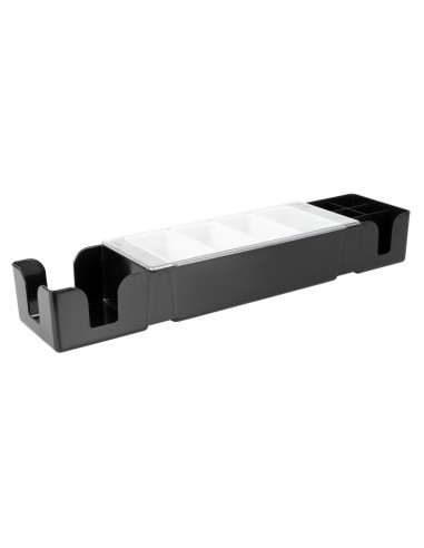 Boîte à compartiments noire Beaumont - Hygiène & praticité