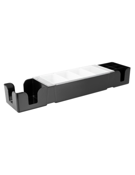Boîte à compartiments noire Beaumont - Hygiène & praticité