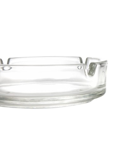 Petit cendrier empilable en verre Olympia - lot de 24