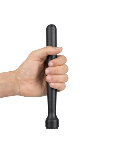Pilon à cocktail en plastique noir Olympia - 210 mm