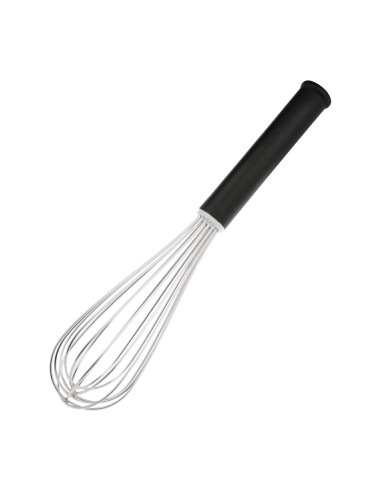 Fouet professionnel Vogue 30 cm - inox noir